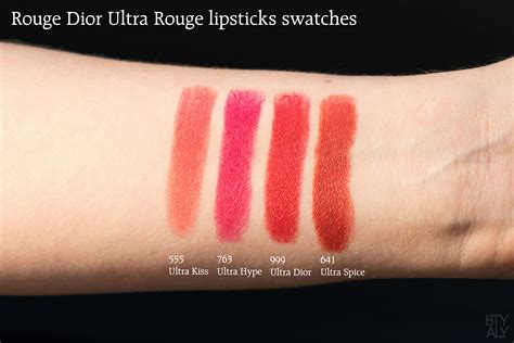 dior rouge a levre|dior lipstick swatch.